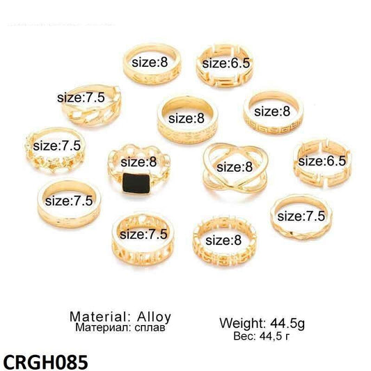 Chic Stacking Rings Set