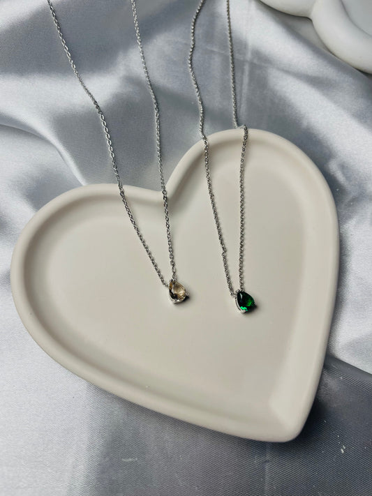 Moonlit Pearl Charm Chain