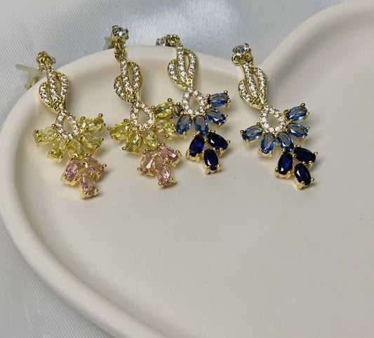 Bloom Twist Multicolor Drop Earrings