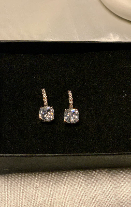 Twinkle Square Drop Earrings