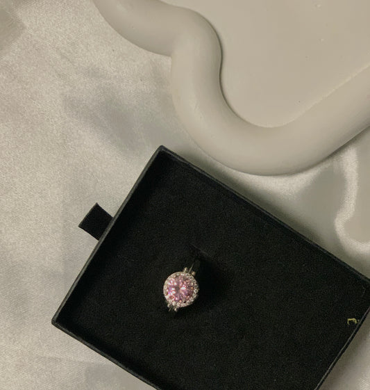 Dual Side Crystal Glow Statement Ring